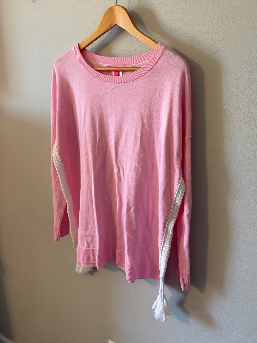 Lilly Pulitzer Damara Coolmax Sweater Pink Blossom Woman Large - Picture 3 of 8